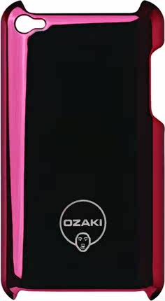 OZAKI正品靓女iPod touch4专用的炫彩电镀保护壳套mp3/4 现货送膜