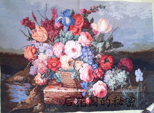 [2014.10月新]出口欧美博物馆收藏艺术品绒绣挂画