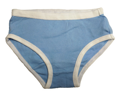 女童蓝色全棉三角内裤