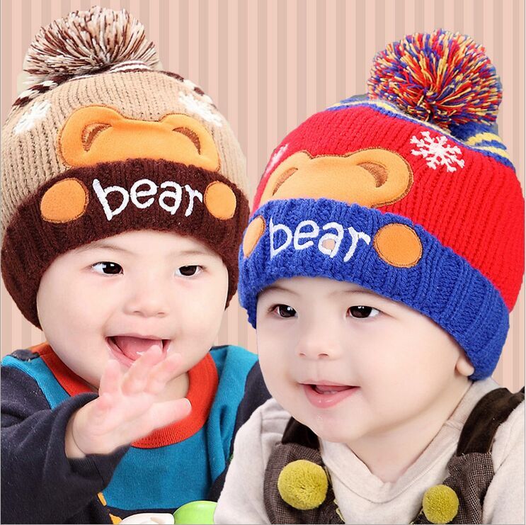 韩版冬季加绒儿童帽子