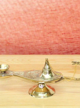 阿拉丁神灯巴基斯坦传统压花工艺品一千零一夜阿拉丁神灯巴BT37