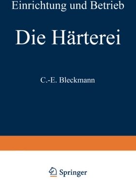 【预订】Die Harterei: Einrichtung Und Betrieb