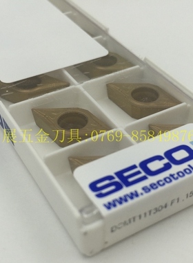 原装正品瑞典SECO山高刀片DCMT11T308/DCMT11T304-F1 1500T车刀片