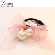 Ladies sweet Fan Fa Xin beauty ring rope string band and South Korea provided accessories hair accessories flower hair clips