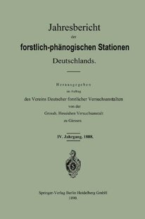【预订】Jahresbericht Der Forstlich - Phanol...