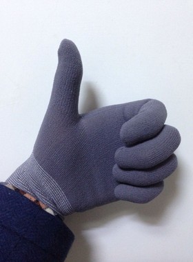 超薄莱卡氨纶手套 防静电手套 灰色劳保手套柔软耐磨电子精密贴手