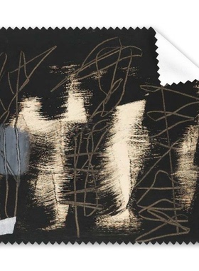 适用于iPhone欧美经典笔触线条画眼镜布屏幕清洁布礼物手机屏幕擦