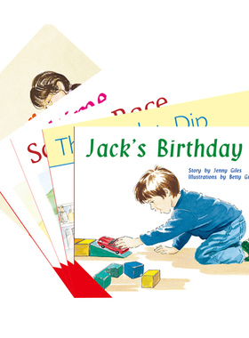 原版进口英文PM彩虹阅读系列PM READERS - RED, SET 4B FICTION READERS X 5红色级别 Level4B全5册儿童6-8岁启蒙英语绘本故事书