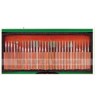 3mm柄径 工业级金刚石涂层旋转锉 9900K 30件套装 英国克伦威尔