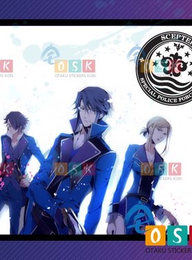 K-project 墙贴 Scepter 4 标志贴 动漫 周边 车门贴 门贴 COS贴