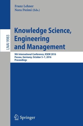【预订】Knowledge Science, Engineering and M...