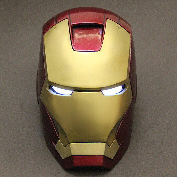 个人手工制品 钢铁侠 头盔 mk7  电动开合头盔  钢铁侠头盔白模