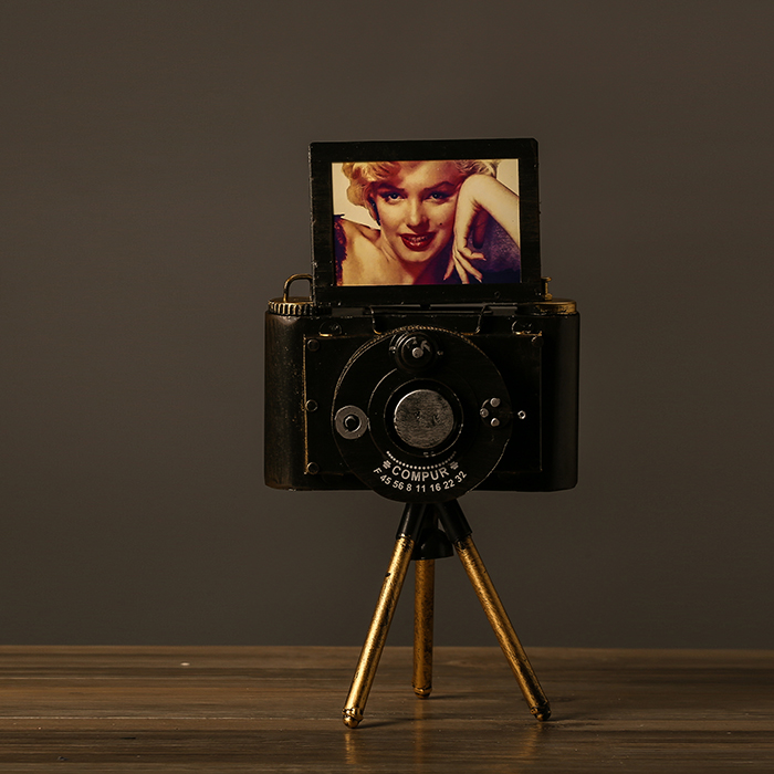 欧式风摆件道具装饰品照相机模型