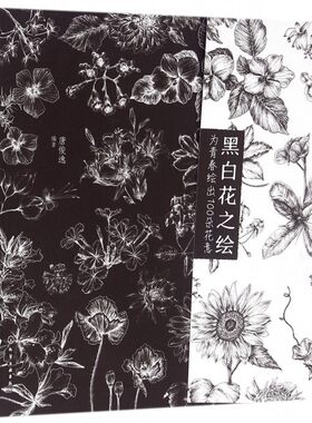 黑白花之绘(为青春绘出100朵花意)