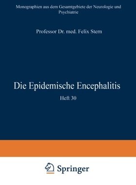 【预订】Die Epidemische Encephalitis: Heft 30