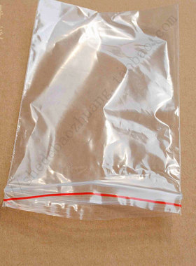 自封袋PE夹链袋 骨口包装袋 塑料袋密实袋 8丝13X19cm 5元/100个