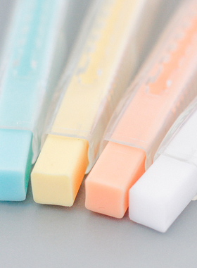 日本国誉自动橡皮擦按动式笔型超干净不留痕可爱铅笔式像皮檫进口儿童小学生专用笔形笔式流沙无碎屑文具用品