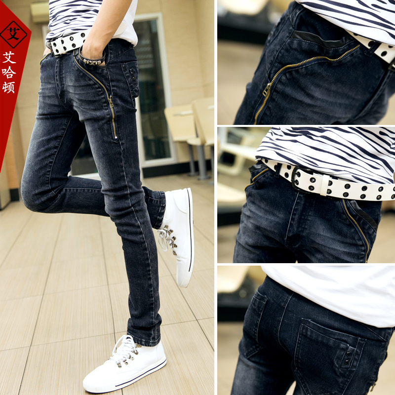 Jeans pour adolescent pieds Slim pour Quatre saisons - Ref 1467392 Image 1