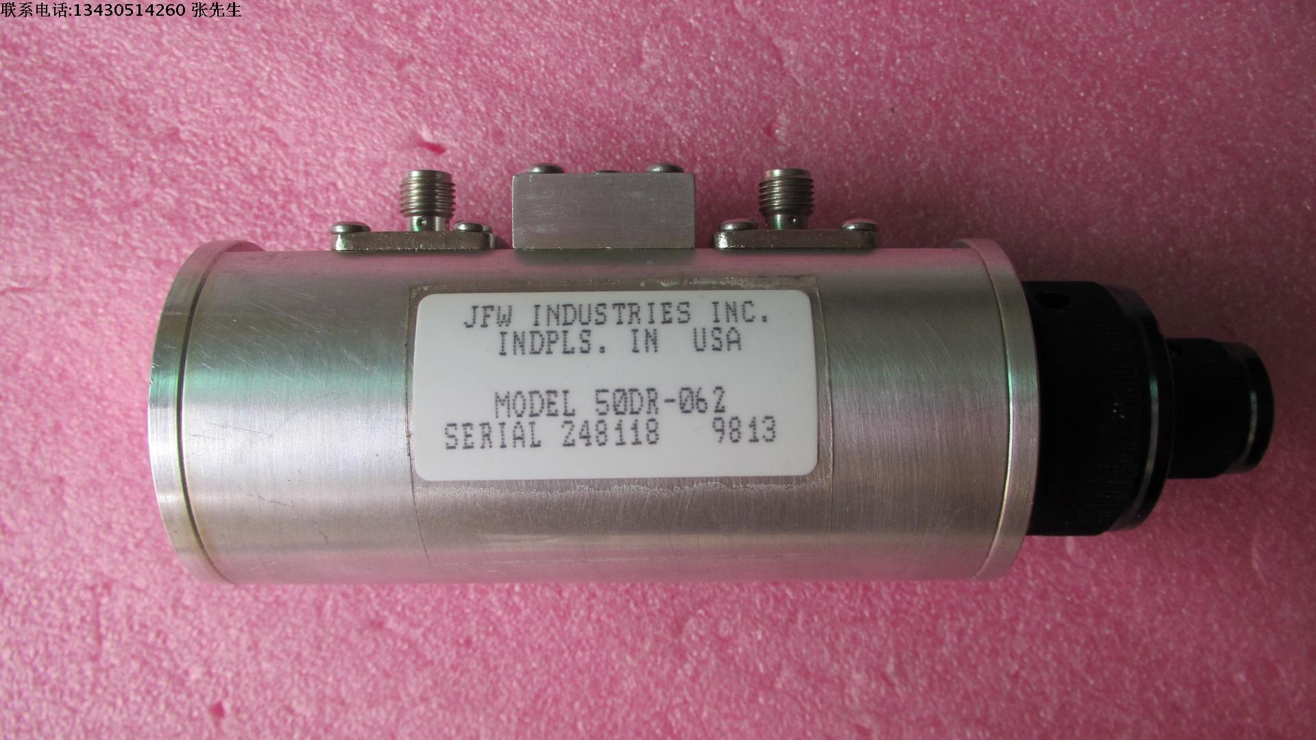 JFW 50DR-062 DC-2GHz 0 - 9.8dB; 0.2dB 射频微波同轴可调衰减器 JFW 手调步进衰减器 型号:50R-062 工作频率：DC - 2000MHz 衰减范围：0 - 9.8dB; 0.2dB 步进 接头：SMA-F-F