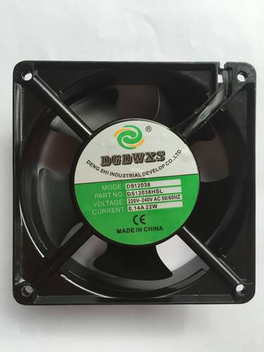 厂家直销DGDWXS风扇 DS12038工业散热120*120  220V 0.14A 22W