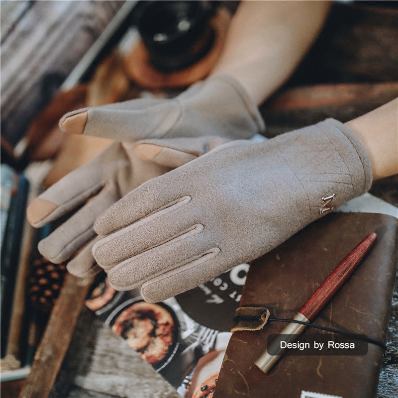 Gants pour homme en velours - Ref 2782570 Image 4