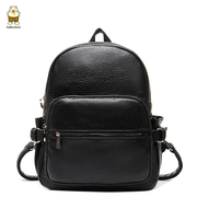 Bag 2016, women in the North Korean version of the simple leisure new soft leather shoulder bags washed leather backpack student book female