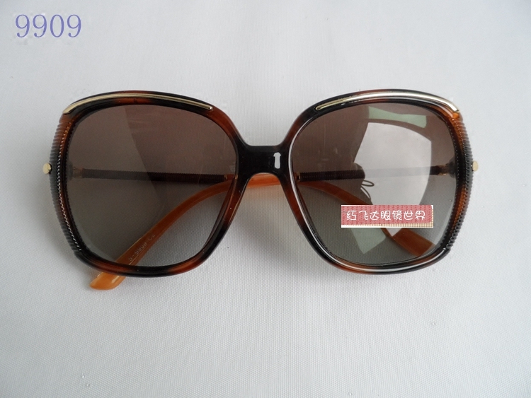 女豹纹大框配远视/老花太阳镜墨镜100/175/150/200/250/275/300度