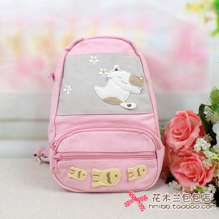 【ESQ专柜正品】纯棉帆布女包*可爱猫咪小胸包60382