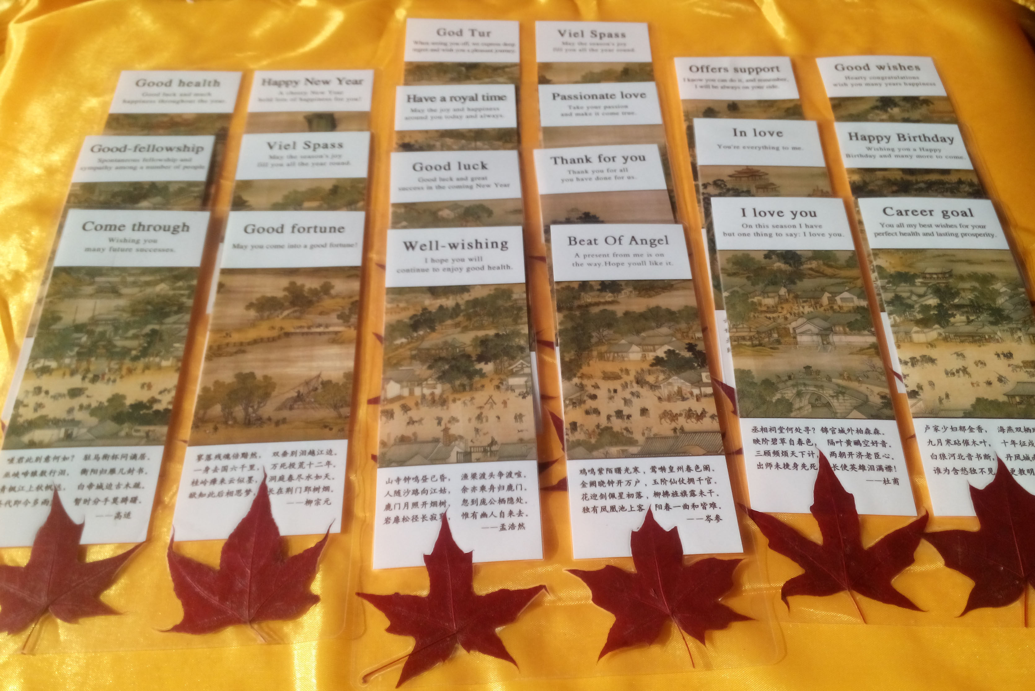 Qingming River Xiangshan Maple leaves bookmark Red leaves card Boutique butterfly specimen new year originality Chinain the Festive supplies/Gift , Greeting Cards/Card  category - from Buy2taobao.com to provide professional Taobao agent buy service