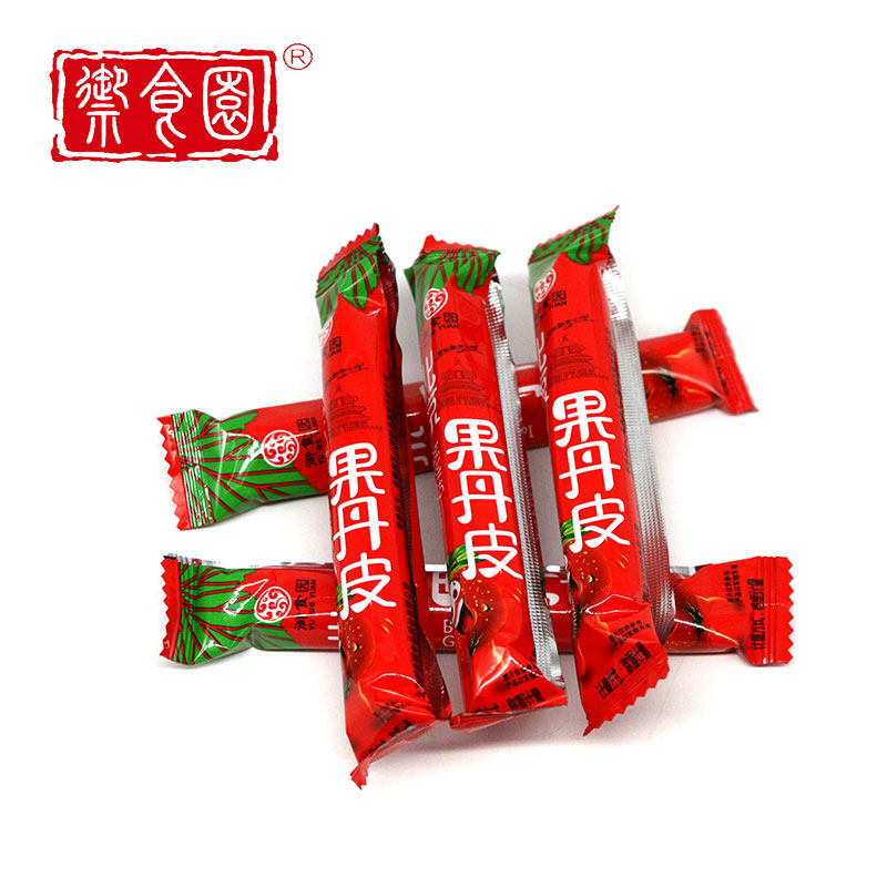 北京特产 御食园果丹皮500克 山楂卷 铁山楂 独立小包装 包邮