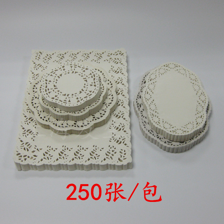 paper doyleys王牌花边纸吸油纸通花花底纸点心甜品蛋糕垫纸250张