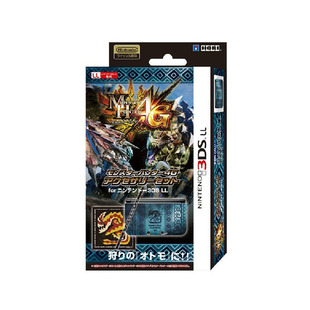 HORI MH4G TPU保护壳套装 内含壳布挂绳 3DSLL