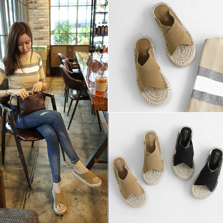 Sandales femme OTHER   en tissu - Ref 2666138 Image 1