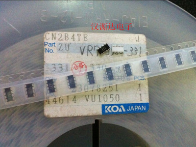 贴片排阻1206X4 330R 330欧 331 5% 8P4R  CN2B4TTE331J KOA厂家