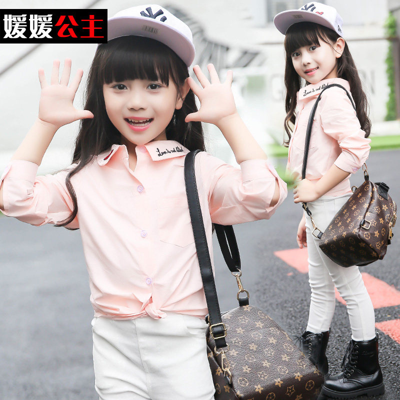 Chemise fille à manche longue - Ref 2085655 Image 1