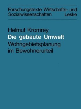【预售】Die Gebaute Umwelt: Wohngebietsplanung Im Bewo...