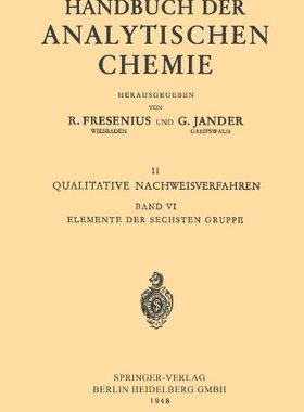 【预订】Elemente Der Sechsten Gruppe: Sauers...