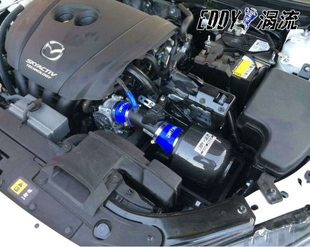 EDDY涡流马自达昂克赛拉CX4阿特兹CX-5改装进气套件冬菇头