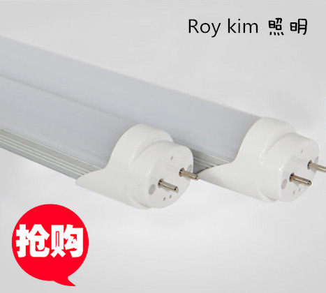 新款上市T8管1.2m led灯管电感磨砂正白LED家用分体节能日光灯管
