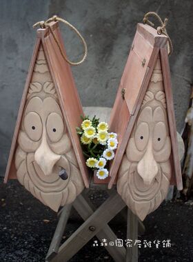 实木手工雕刻摆件家居装饰