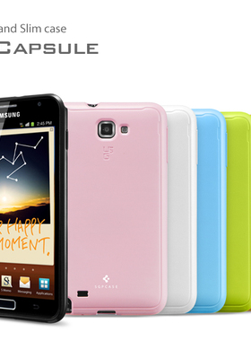 正品SGP适用Capsule三星Galaxy Note i9220 N7000果冻手机保护套