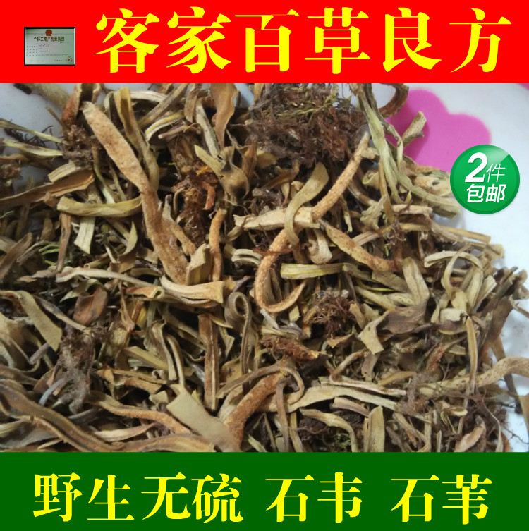 石韦石皮 石苇 金星草 石兰 石剑 石背柳500g 两件包邮