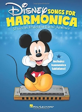 【预订】Disney Songs for Harmonica Diatonic ...