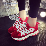 Korean Air platform fall of thick-soled sports shoes women shoes new shoes students comfortable traveling shoes