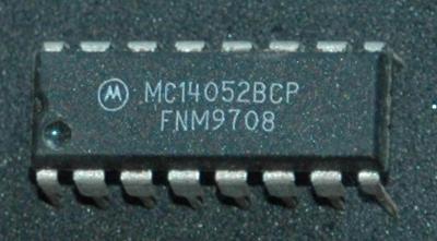 【原装拆机】MC14052BCP MC14052B 直插16脚 模拟开关IC集成电路