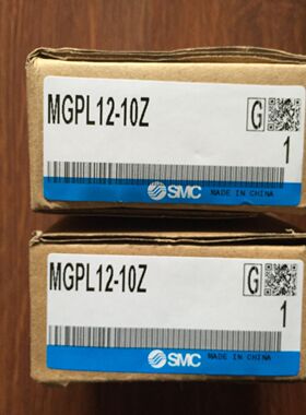 正品SMC气缸MGPL12-10Z带导杆薄型气缸全新原装正品