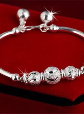 转运珠铃铛足银礼物手环