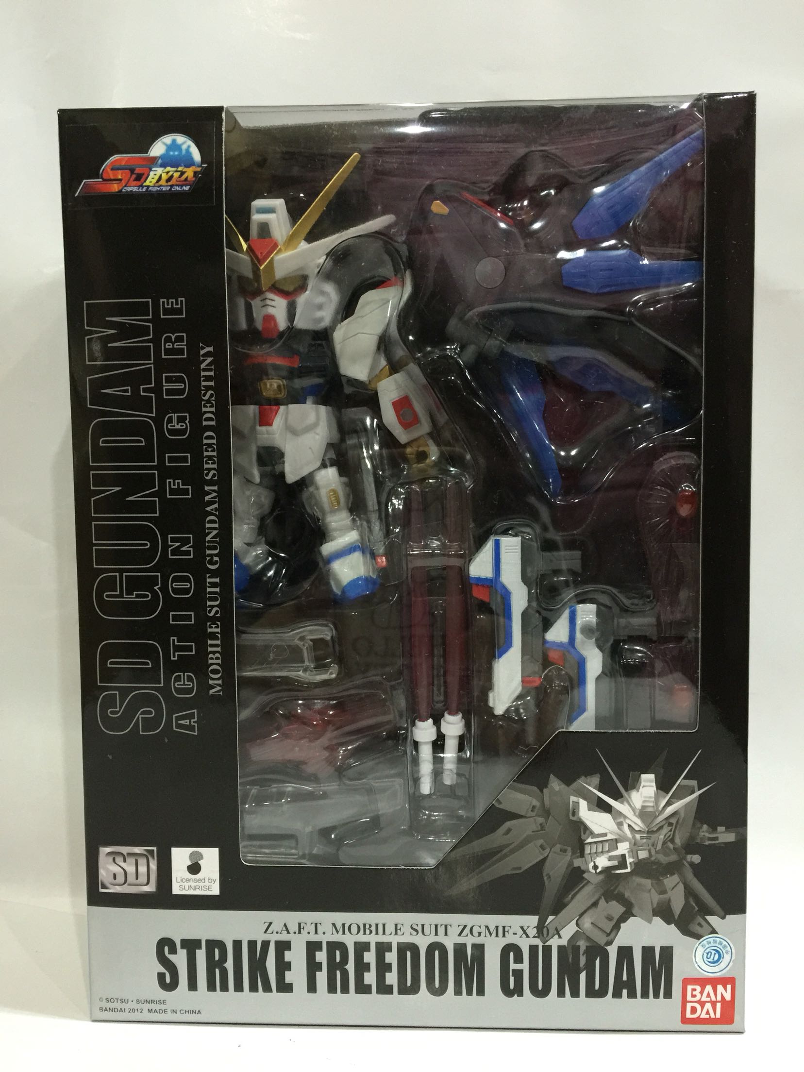 Genuine Bandai SD Gundam SDGO Strike Freedom/Freedom Gundam Finished Series A4985in the Play mode/Anime/Periphery/cos/Board games , Up/Mech model/Robot/Deformation class , Gundam Area  category - from Buy2taobao.com to provide professional Taobao agent buy service