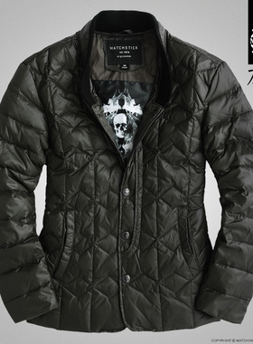 match麻吉2015冬季新款亮面轻薄羽绒服男款休闲外套潮立领Y9010