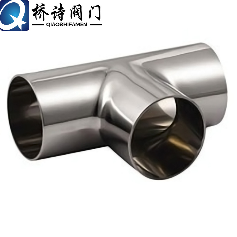 不锈钢304焊接三通卫生内外抛光